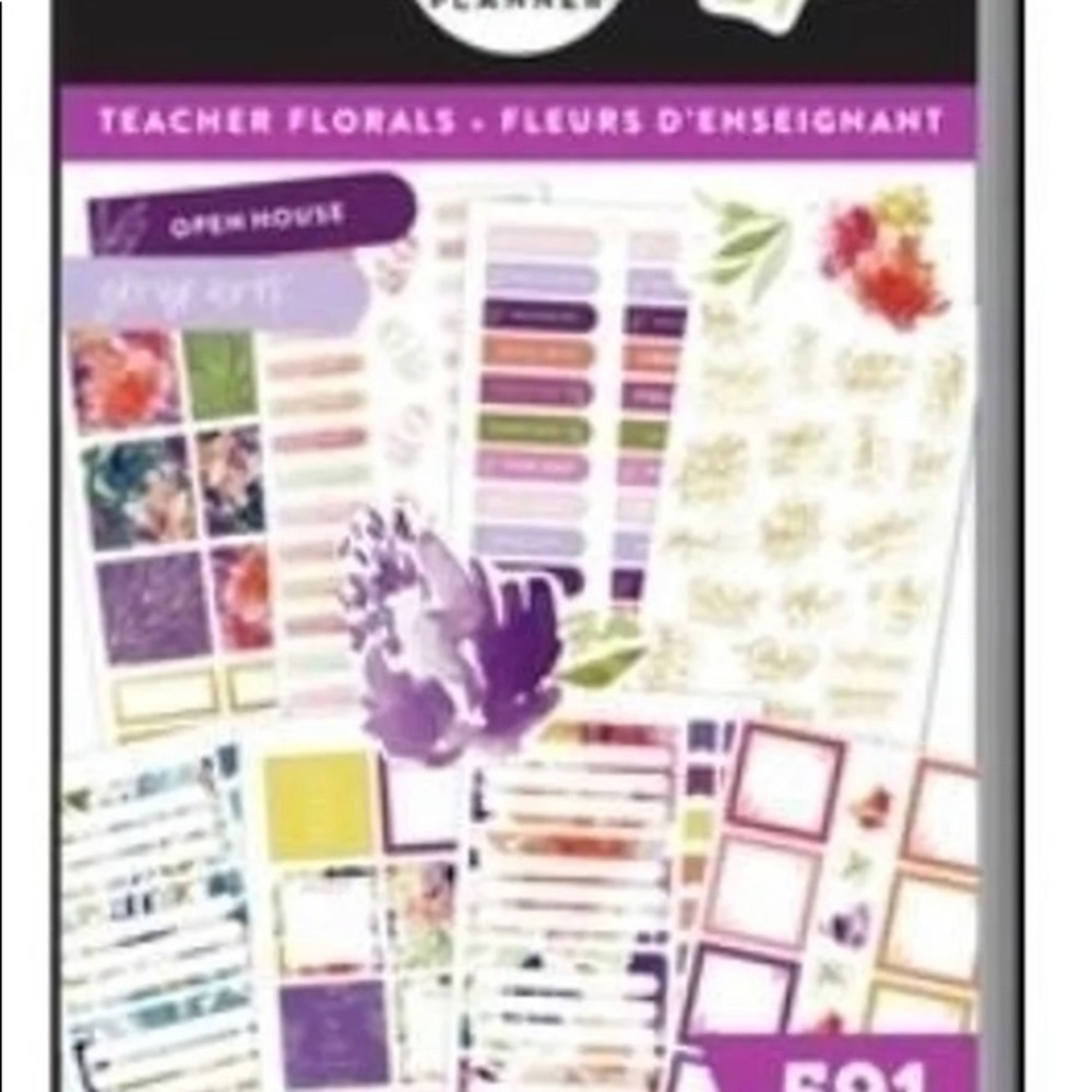 Happy Planner Teacher planner florals